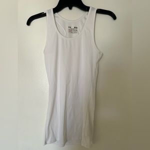 Women’s White Under Armour Tank